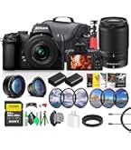 Amazon.com : Nikon Z50II Mirrorless Camera 4K DX Body with 2 Lens
